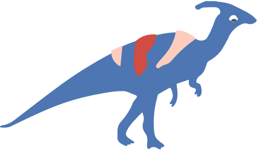 Blue dinosaur