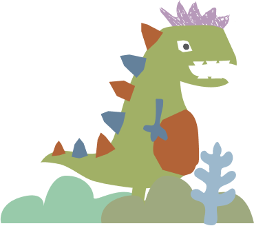 Illustration of a dinosaur